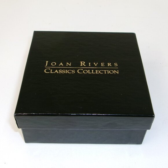 Joan Rivers Snake Eyes Rhinestone Clip Earrings Interchangeable Colors‎ w/ Box - Picture 4 of 4